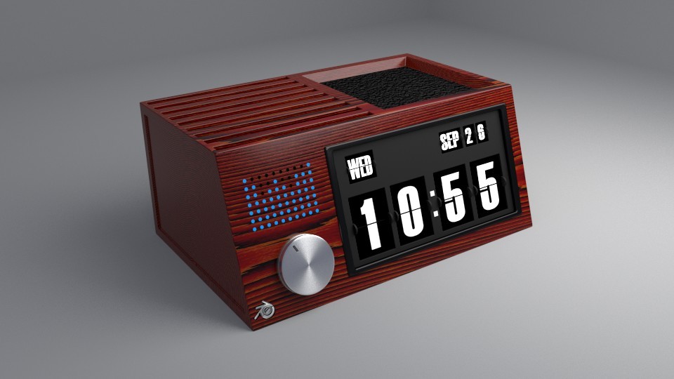 Flip clock retro (with speaker) preview image 1